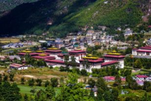 Bhutan Thimpu Government Buildings
