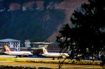 Druke Airways Flight, Paro Airport, Bhutan