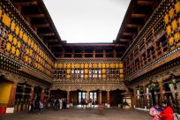 Inside Paro Rinpung Dzong