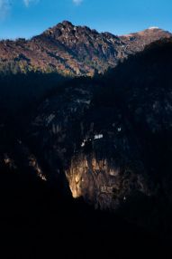 Tiger's Nest Monastry in the shadow of light