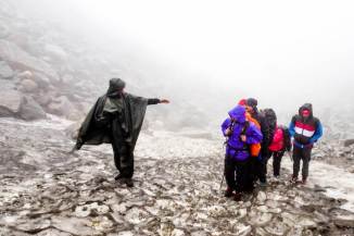 Hampta Pass Trek- Walking over Glacier